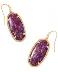Kendra Scott - Faceted Elle Drop Earrings - Lyst