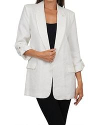 Love Token - Asher Linen Blazer - Lyst