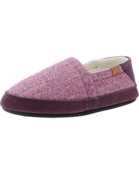 Acorn - Cushioned Footbed Knit Moccasin Slippers - Lyst