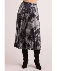Bella Dahl - Hand Pleated Midi Skirt - Lyst