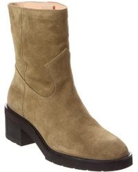 Stuart Weitzman - Boulevard Suede Bootie - Lyst