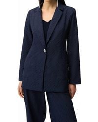 Joseph Ribkoff - Geometric Textured Blazer Jacket - Lyst