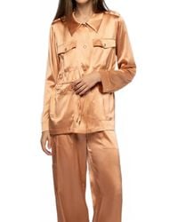 Max & Moi - Vagnes Silk Safari Jacket - Lyst