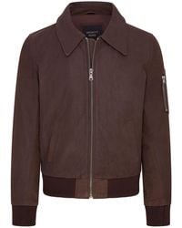 Infinity Leather - A2 Cowhide Leather Bomber Jacket-Eura - Lyst