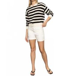 Sanctuary - Open Knit Bomber Jacket - Lyst