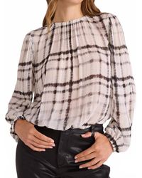 Bella Dahl - Elastic Shirred Top - Lyst