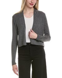 Sofiacashmere - Cropped Wool & Cashmere-Blend Cardigan - Lyst