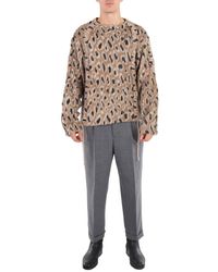 Ami Paris - Gris Chine Carott Fit Trousers - Lyst