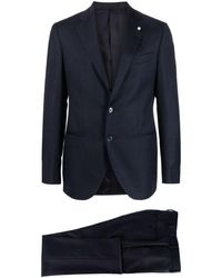 Luigi Bianchi - Suit With Logo - Lyst