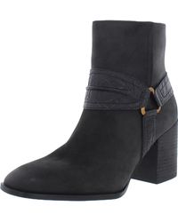 Vionic - Carnelia Water Repellent Square Toe Ankle Boots - Lyst
