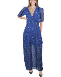 French Connection - Floral Print Tea-length Maxi Dress - Lyst