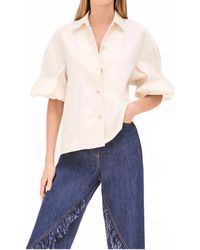 Alexis - Elsie Button Front Top - Lyst