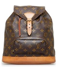 Cloth belt bag Louis Vuitton Brown in Cloth - 34923611