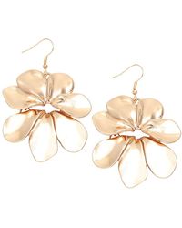 SOH - Metallic Flora Drop Earrings - Lyst
