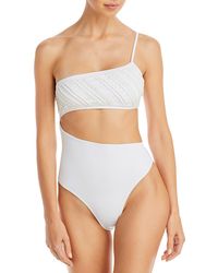 Ramy Brook - Jamie Beaded Cut-out One-piece Swimsuit - Lyst