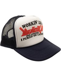 Sicko - Navy And White Working Like A Trucker Hat - Lyst