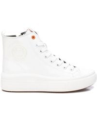 Xti - Canvas Ankle Booties - Lyst