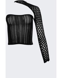 Roberta Einer - Asymmetric Sheer Mali Top - Lyst