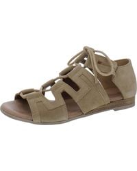 Eric Michael - Ellie Suede Lace-up Strappy Sandals - Lyst