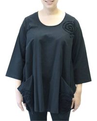 modee - Hand Painted Cotton Swirl Swing Tunic - Lyst