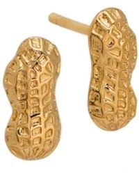 Goldbug Collection - Peanut Studs Earrings - Lyst