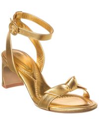 Alexandre Birman - Clarita Bar Heel 60 Leather Sandal - Lyst