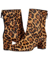 J.Crew - J. Crew Haircalf Minimal Mckay Boot Leopard Ankle Bootie Jobb918 - Lyst