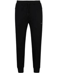 BOSS - Hadiko 1 Thick Cotton Track Pants Joggers - Lyst
