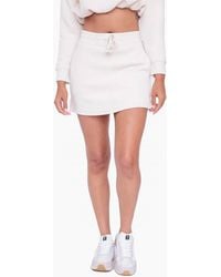 Mono B - Quilted Drawstring Skort - Lyst