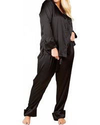 ISAYES - Silk Pajama Set - Lyst