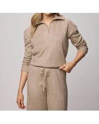 Splendid - Sweatersoft Quarter Zip Sweater - Lyst