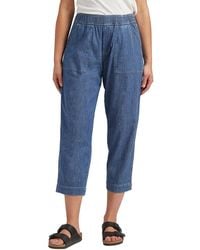 Jag Jeans - High Rise Tapered Leg Cropped Jeans - Lyst