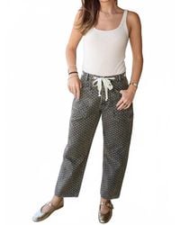 Miou Muse - Aviana Polka Dot Barrel Pant - Lyst