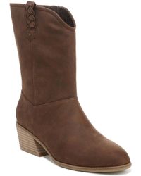 Dr. Scholls - Layla Faux Leather Wide Calf Mid-calf Boots - Lyst