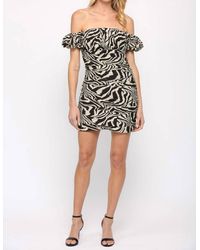 Fate - Off The Shoulder Ruched Dress - Lyst
