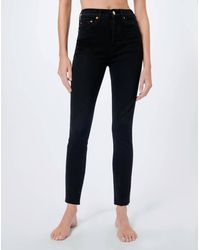 RE/DONE - 's Comfort Stretch High Rise Ankle Crop Jean - Lyst