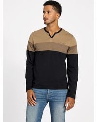 Guess - Stetson Split Long-Sleeve Tee - Lyst