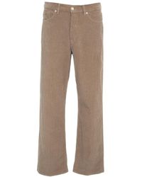Nine:inthe:morning - Wide-Leg Corduroy Trousers With Classic Five-Pocket Design - Lyst
