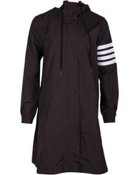 Thom Browne - 4-Bar Hooded Parka - Lyst