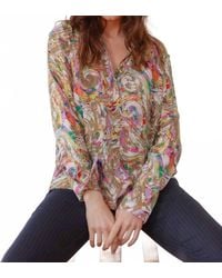 Catherine Gee - Daria French Cuff Silk Blouse - Lyst
