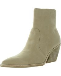 Dolce Vita - Zipper Leather Ankle Boots - Lyst
