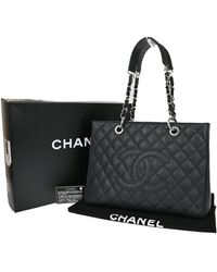 Chanel - Gst (grand Shopping Tote) Pony-style Calfskin Tote Bag (pre-owned) - Lyst
