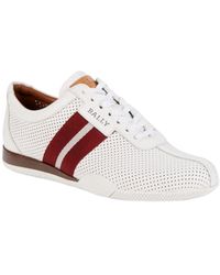 Bally frenz perforated sneakers sale