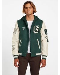 Guess - Lark Varsity Jacket - Lyst