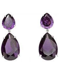 Avenue Chic - Angelina Teardrop Earrings - Lyst