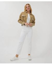 EsQualo - Wana Wide Studs Jean Jacket - Lyst