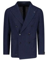 Tagliatore - Double-Breasted Blazer - Lyst