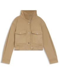BOSS - Cropped Jacket - Lyst