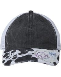 Infinity Her - Printed Visor With Mesh Back Cap - Lyst