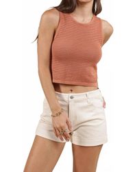 Sadie & Sage - Meg Sweater Tank Top - Lyst